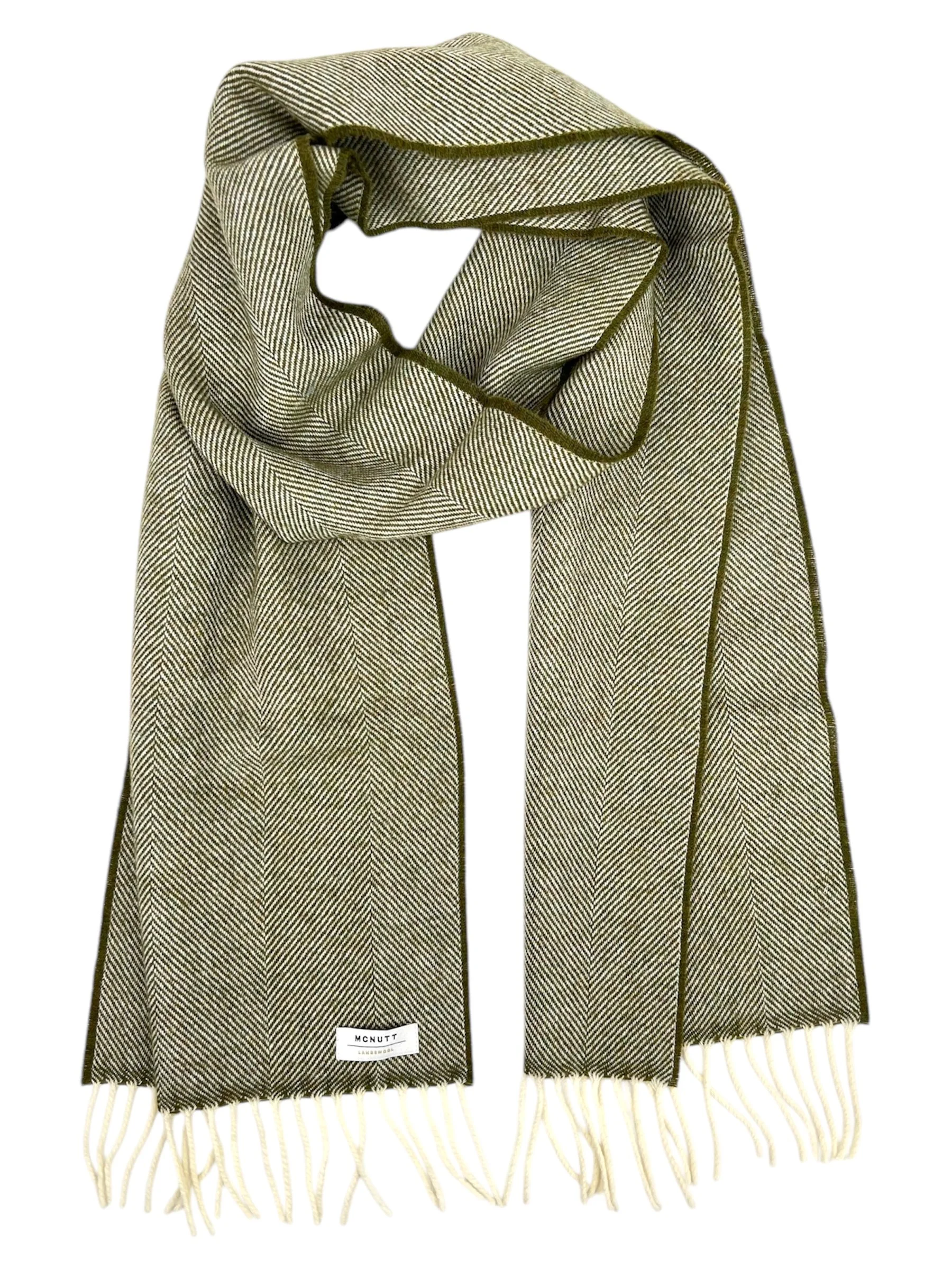 未使用 MCNUTT OF DONEGAL LAMBSWOOL メンズマフラー Charcoal Rainbow Lambswool Scarf — McNutt of Donegal